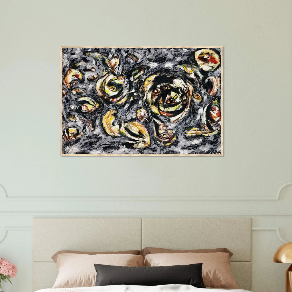 OCEAN GREYNESS 1953 Framed Poster | Jackson Pollock Framed Prints Wall Art | Jackson Pollock Store