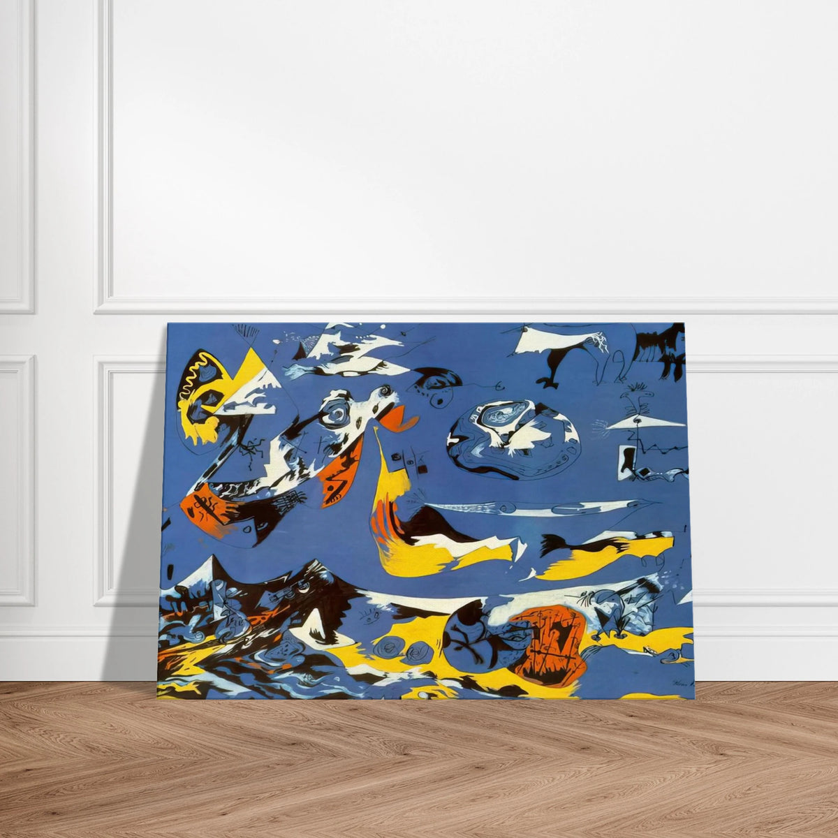 BLUE MOBY DICK Canvas | Jackson Pollock Canvas | Jackson Pollock Store