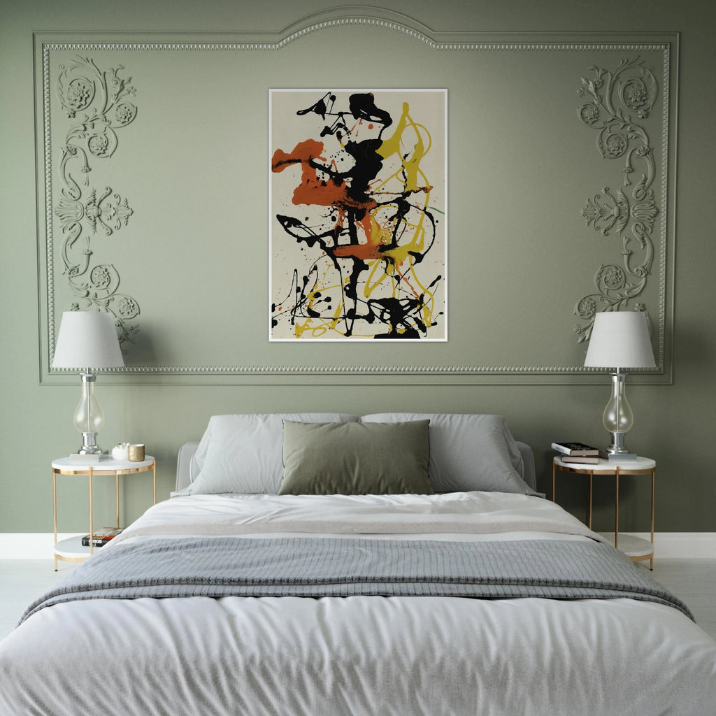 NUMBER 26 1949 Framed Poster | Jackson Pollock Framed Prints Wall Art | Jackson Pollock Store