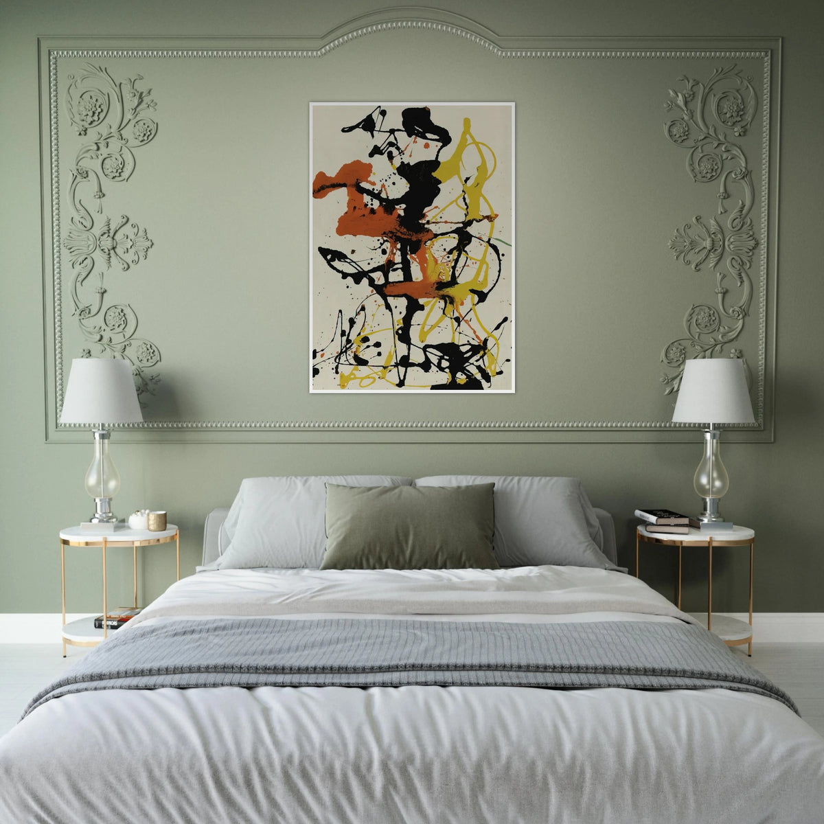 NUMBER 26 1949 Framed Poster | Jackson Pollock Framed Prints Wall Art | Jackson Pollock Store