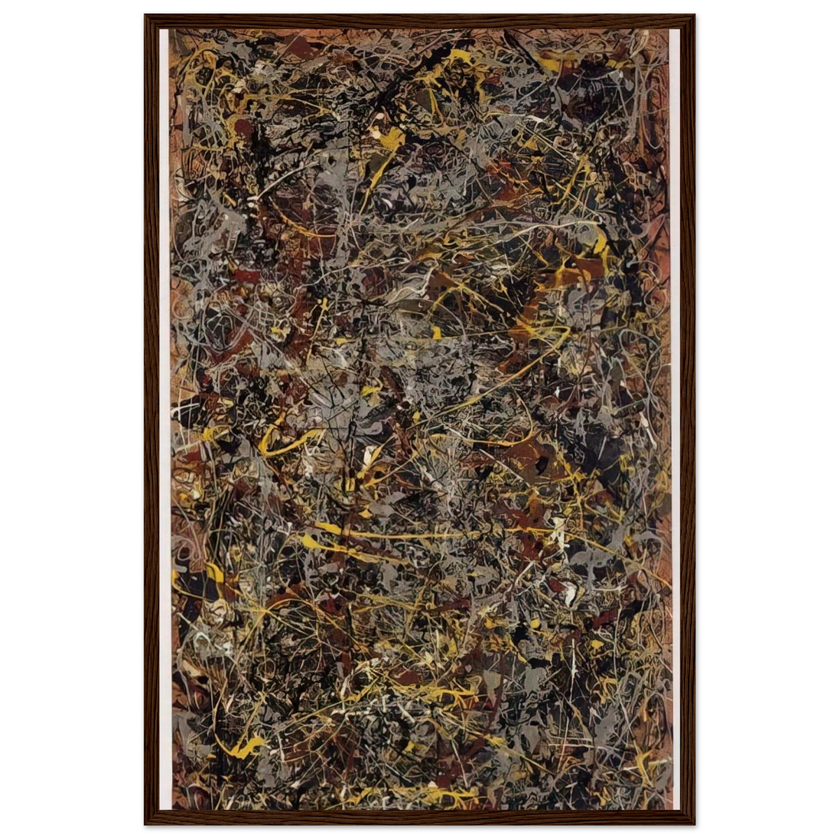 NUMBER 5 1948 1 Framed Poster | Jackson Pollock Framed Prints Wall Art | Jackson Pollock Store