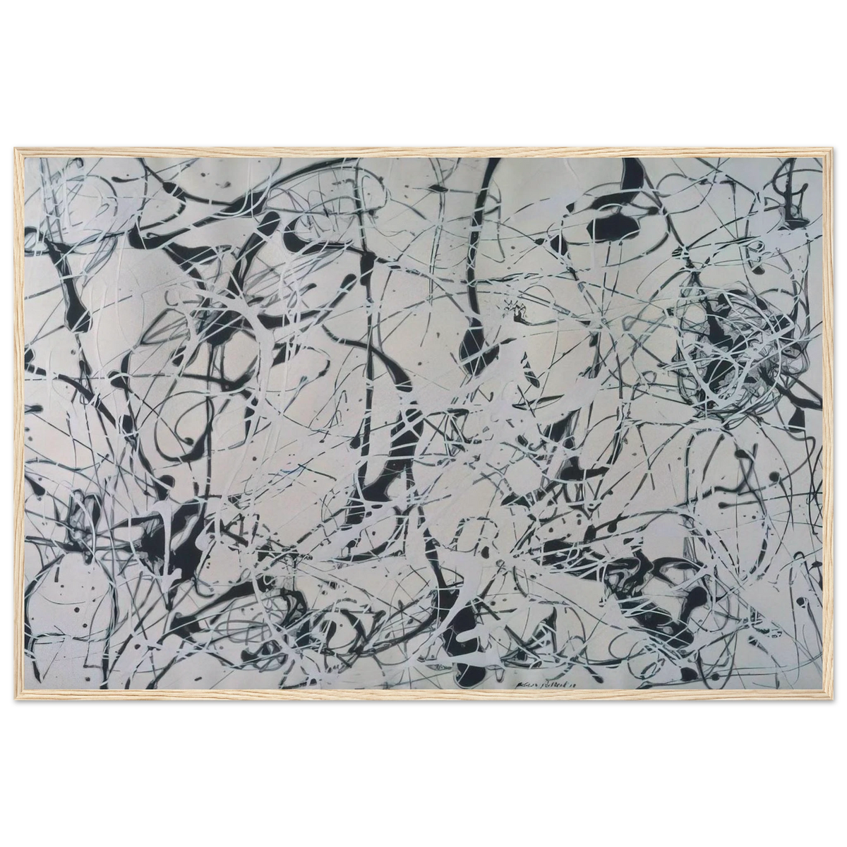 NUMBER 23 Framed Poster | Jackson Pollock Framed Prints Wall Art | Jackson Pollock Store