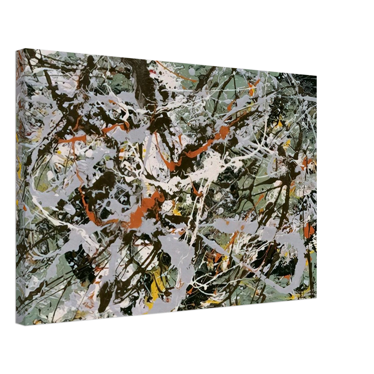 UNTITLED GREEN SILVER 1949 Canvas | Jackson Pollock Canvas | Jackson Pollock Store