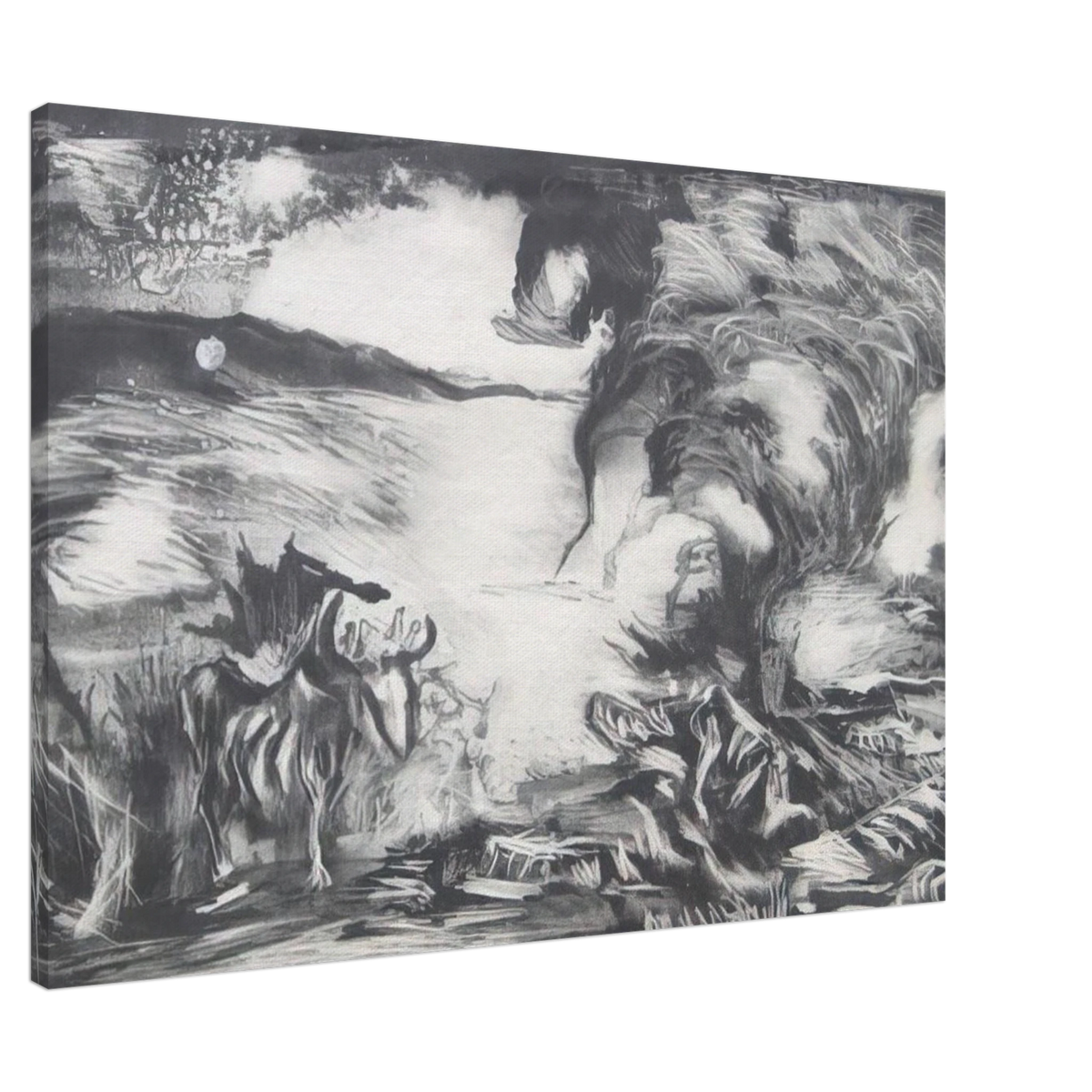LANDSCAPE WITH STEER 1937 1 Canvas | Jackson Pollock Canvas | Jackson Pollock Store