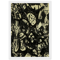 BLACK WHITE NUMBER 20 1951 Framed Poster | Jackson Pollock Framed Prints Wall Art | Jackson Pollock Store