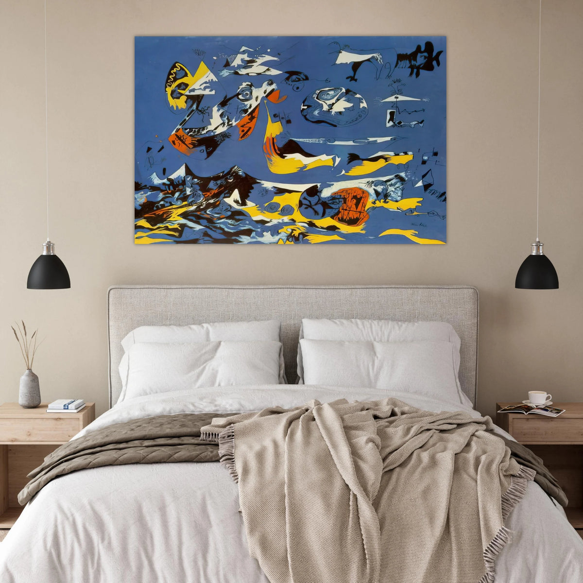 BLUE MOBY DICK Poster | Jackson Pollock Poster | Jackson Pollock Store