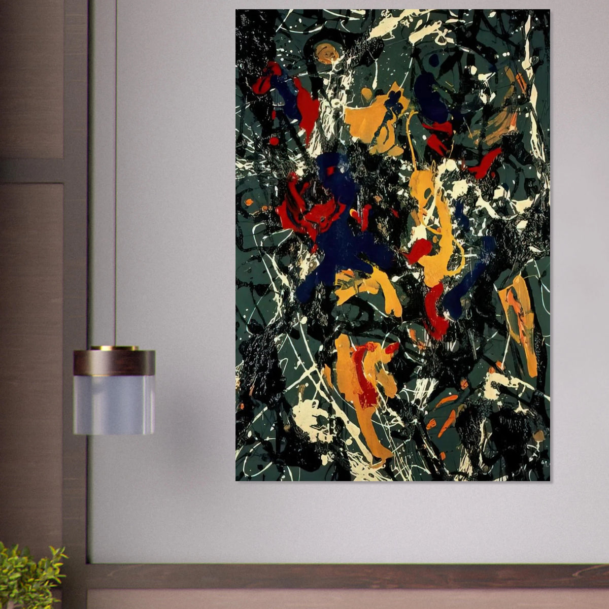 NUMBER 3 1948 Poster | Jackson Pollock Poster | Jackson Pollock Store