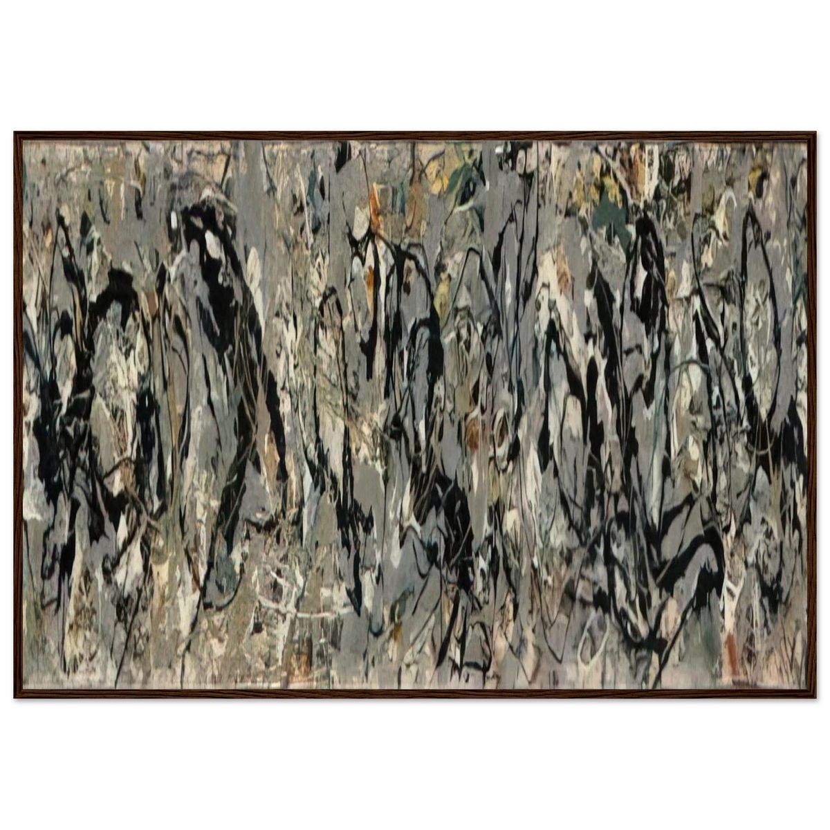 NUMBER 10 1949 Framed Poster | Jackson Pollock Framed Prints Wall Art | Jackson Pollock Store