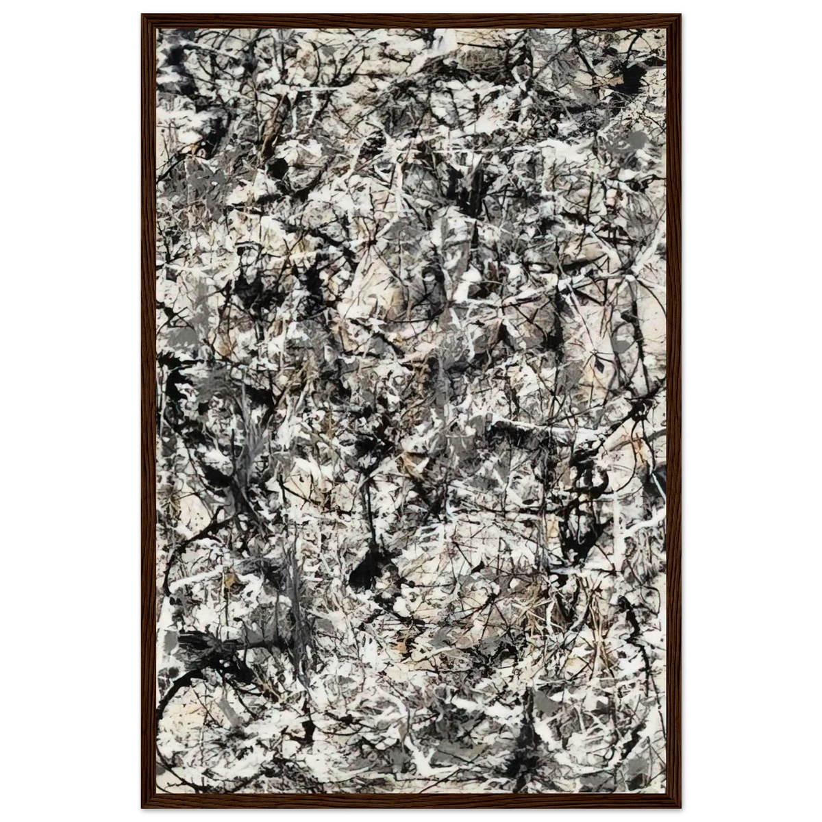 CATHEDRAL 1947 Framed Poster | Jackson Pollock Framed Prints Wall Art | Jackson Pollock Store