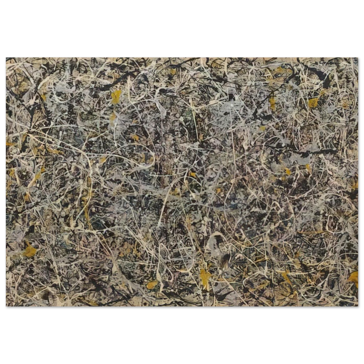 NUMBER 1 Poster | Jackson Pollock Poster | Jackson Pollock Store