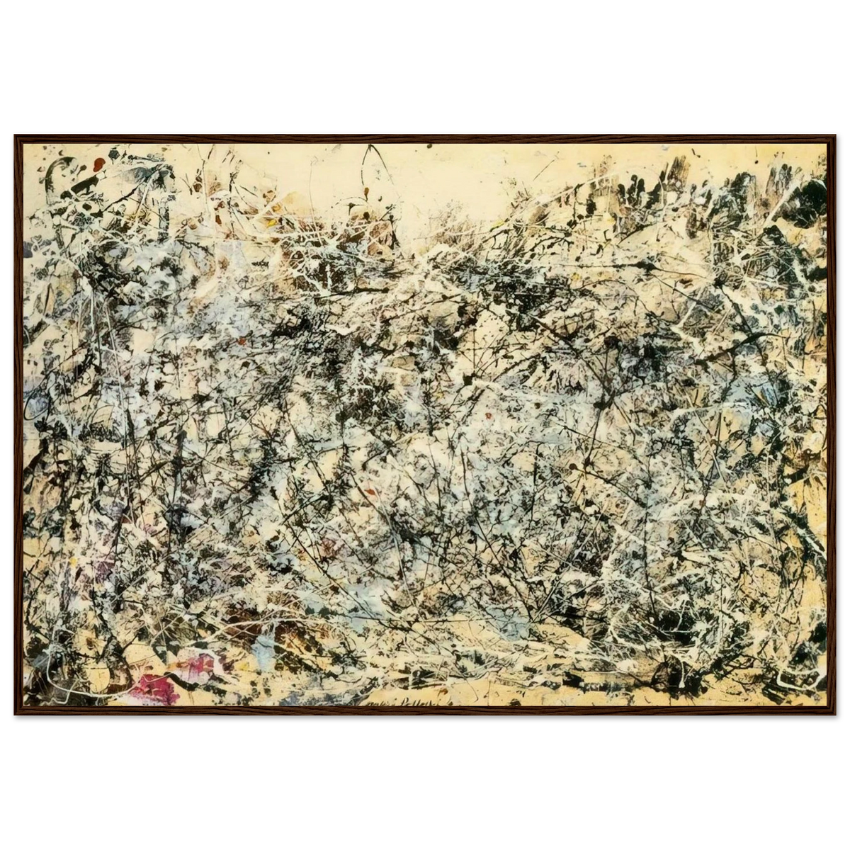 NO 1 1948 Framed Poster | Jackson Pollock Framed Prints Wall Art | Jackson Pollock Store