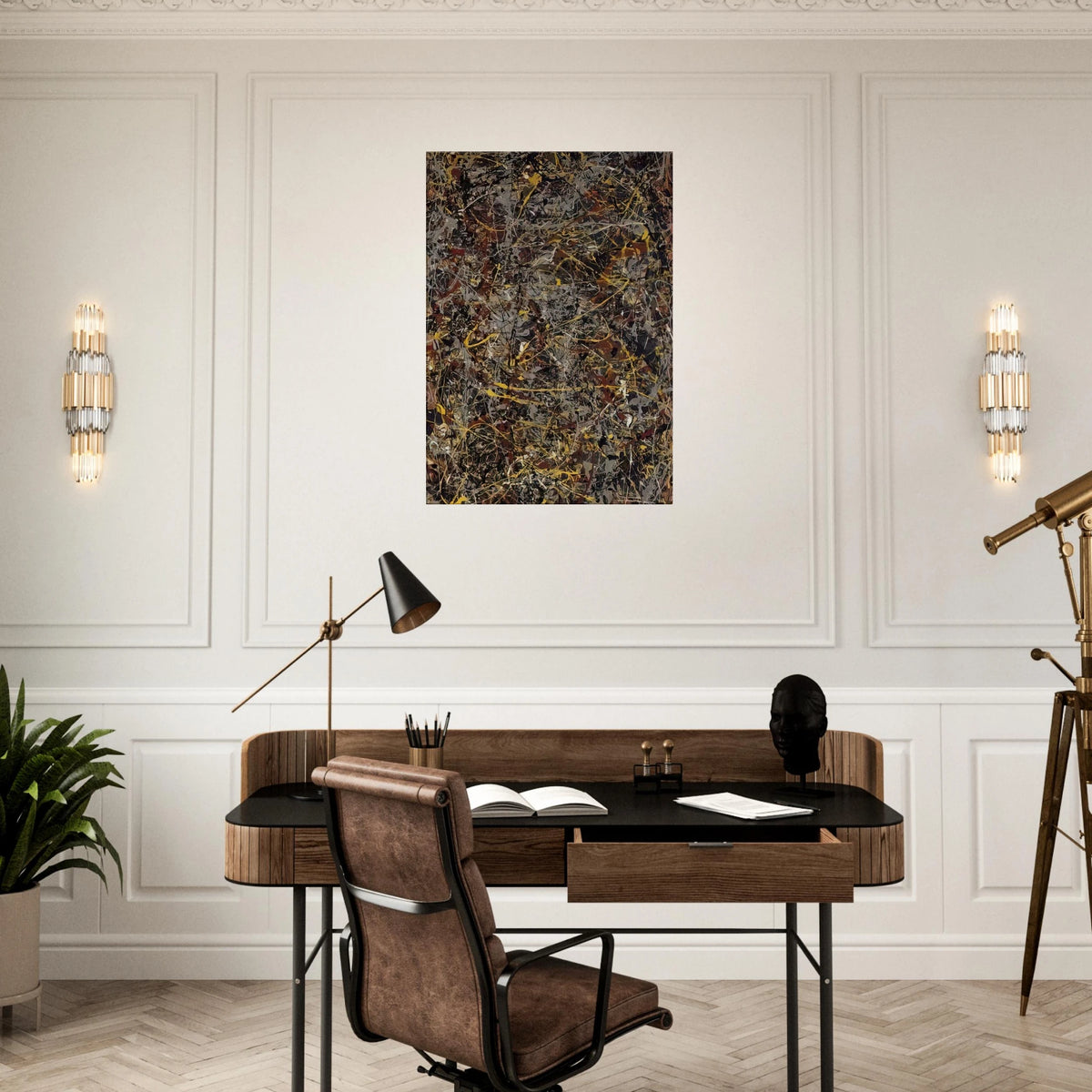 NUMBER 5 1948 1 Canvas | Jackson Pollock Canvas | Jackson Pollock Store