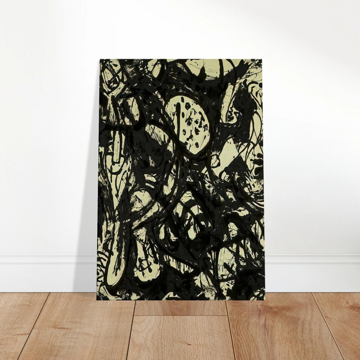 BLACK WHITE NUMBER 20 1951 Canvas | Jackson Pollock Canvas | Jackson Pollock Store