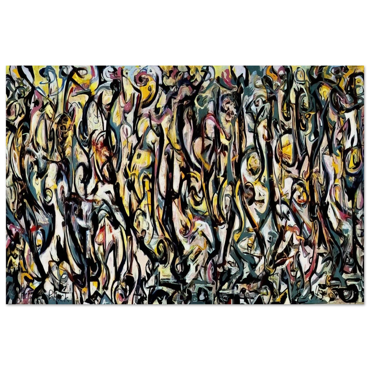 MURAL 1943 1 Poster | Jackson Pollock Poster | Jackson Pollock Store