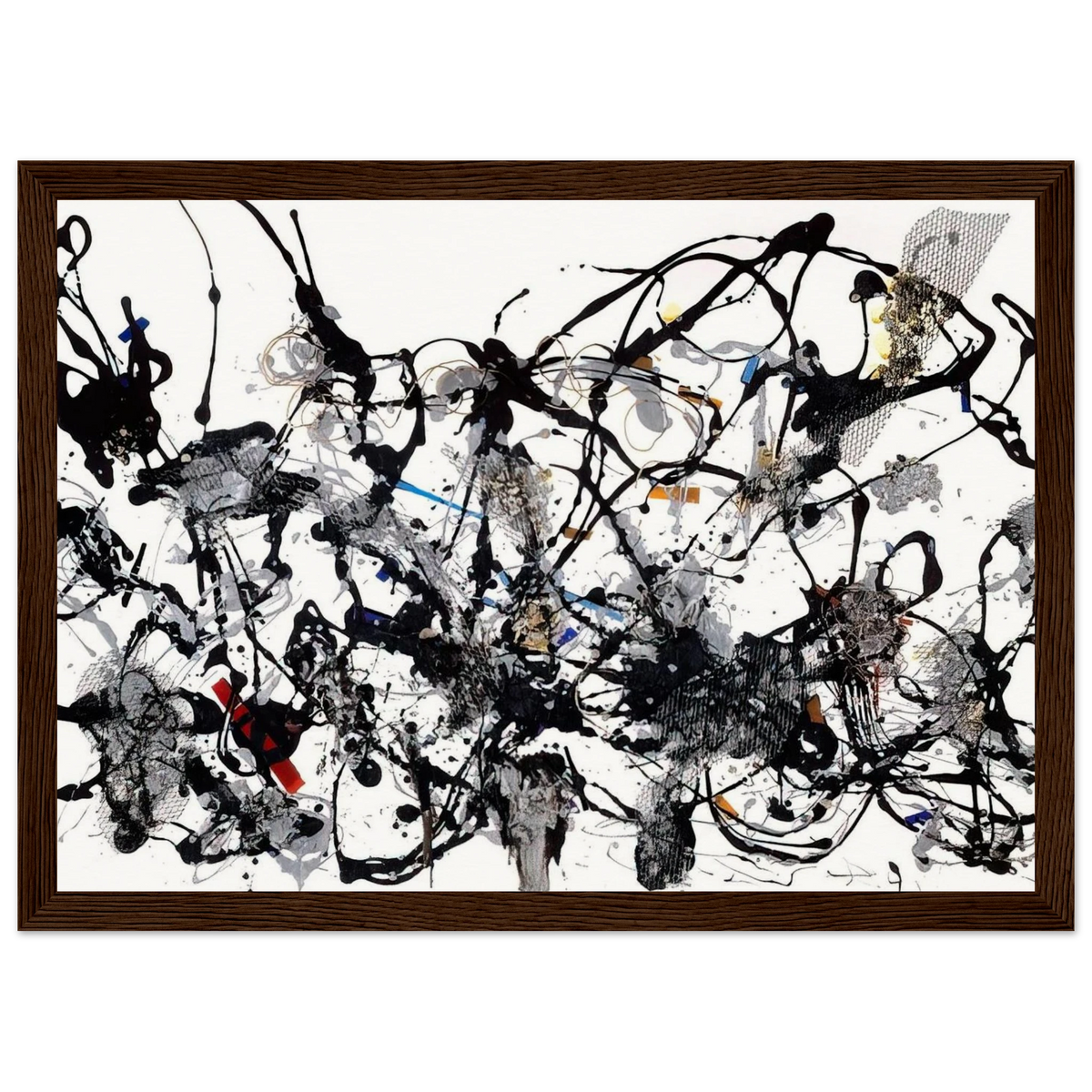 NUMBER 29 1950 Framed Poster | Jackson Pollock Framed Prints Wall Art | Jackson Pollock Store