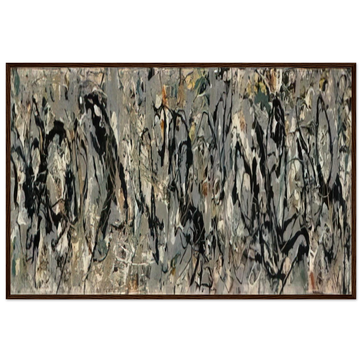 NUMBER 10 1949 Framed Poster | Jackson Pollock Framed Prints Wall Art | Jackson Pollock Store