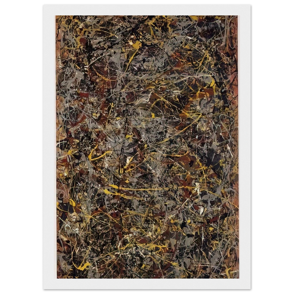 NUMBER 5 1948 1 Framed Poster | Jackson Pollock Framed Prints Wall Art | Jackson Pollock Store