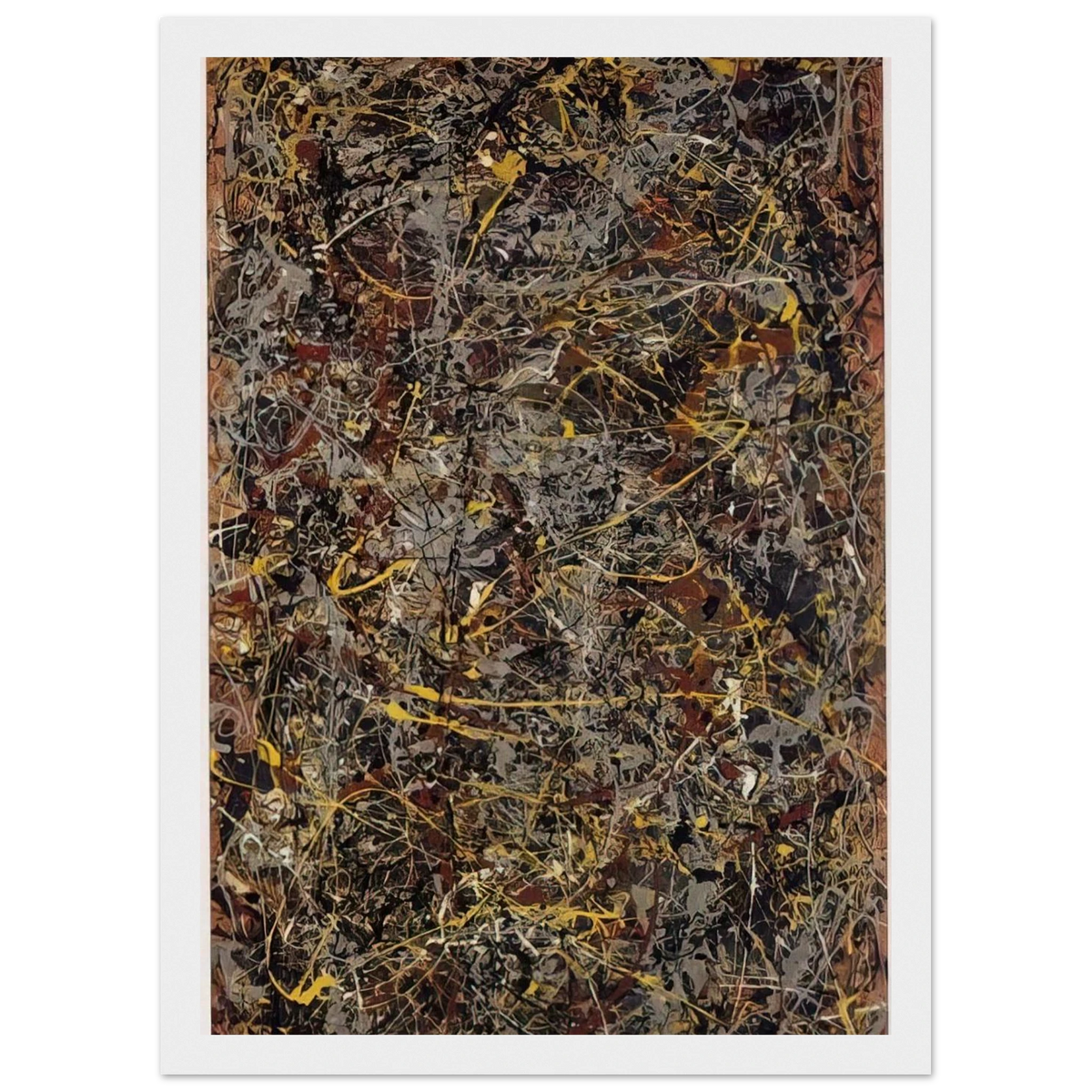NUMBER 5 1948 1 Framed Poster | Jackson Pollock Framed Prints Wall Art | Jackson Pollock Store