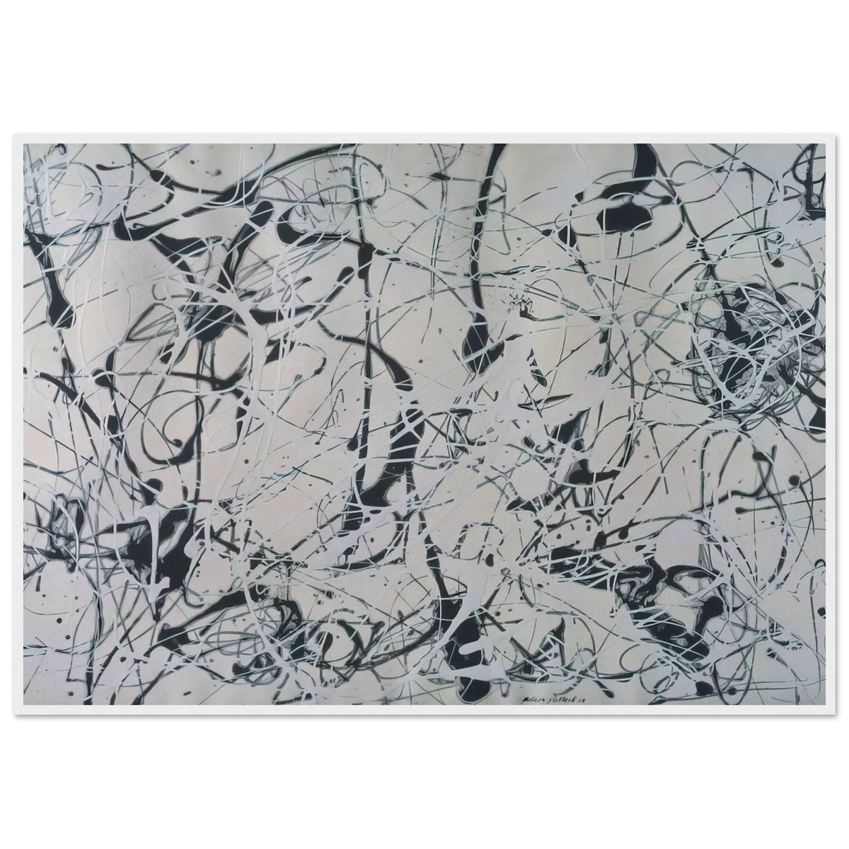 NUMBER 23 Framed Poster | Jackson Pollock Framed Prints Wall Art | Jackson Pollock Store