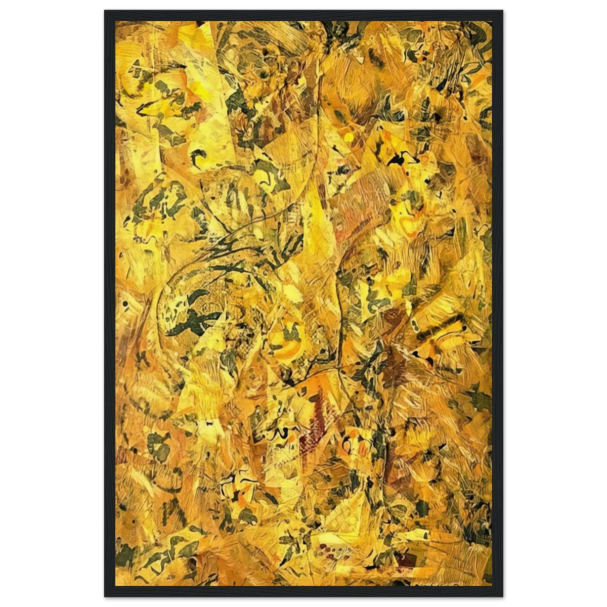 NUMBER 2 Framed Poster | Jackson Pollock Framed Prints Wall Art | Jackson Pollock Store