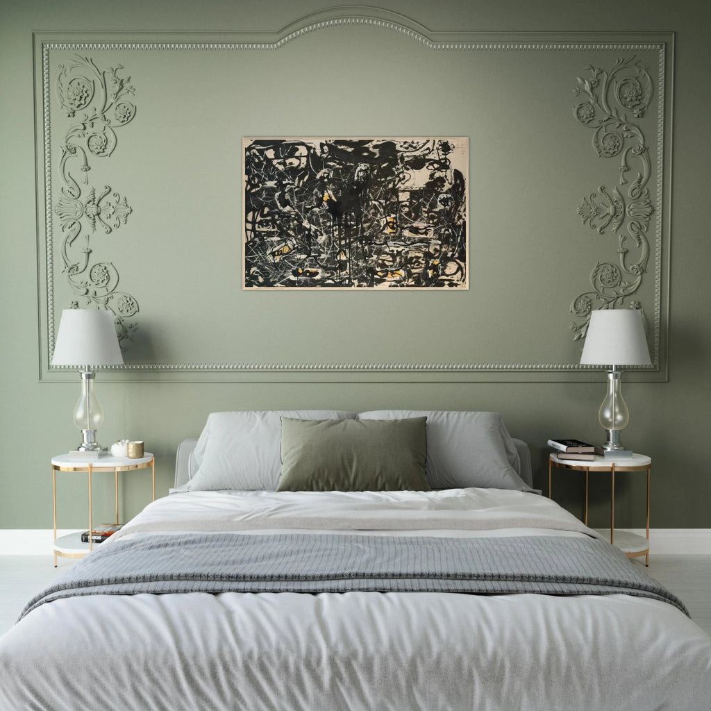 YELLOW ISLANDS Framed Poster | Jackson Pollock Framed Prints Wall Art | Jackson Pollock Store