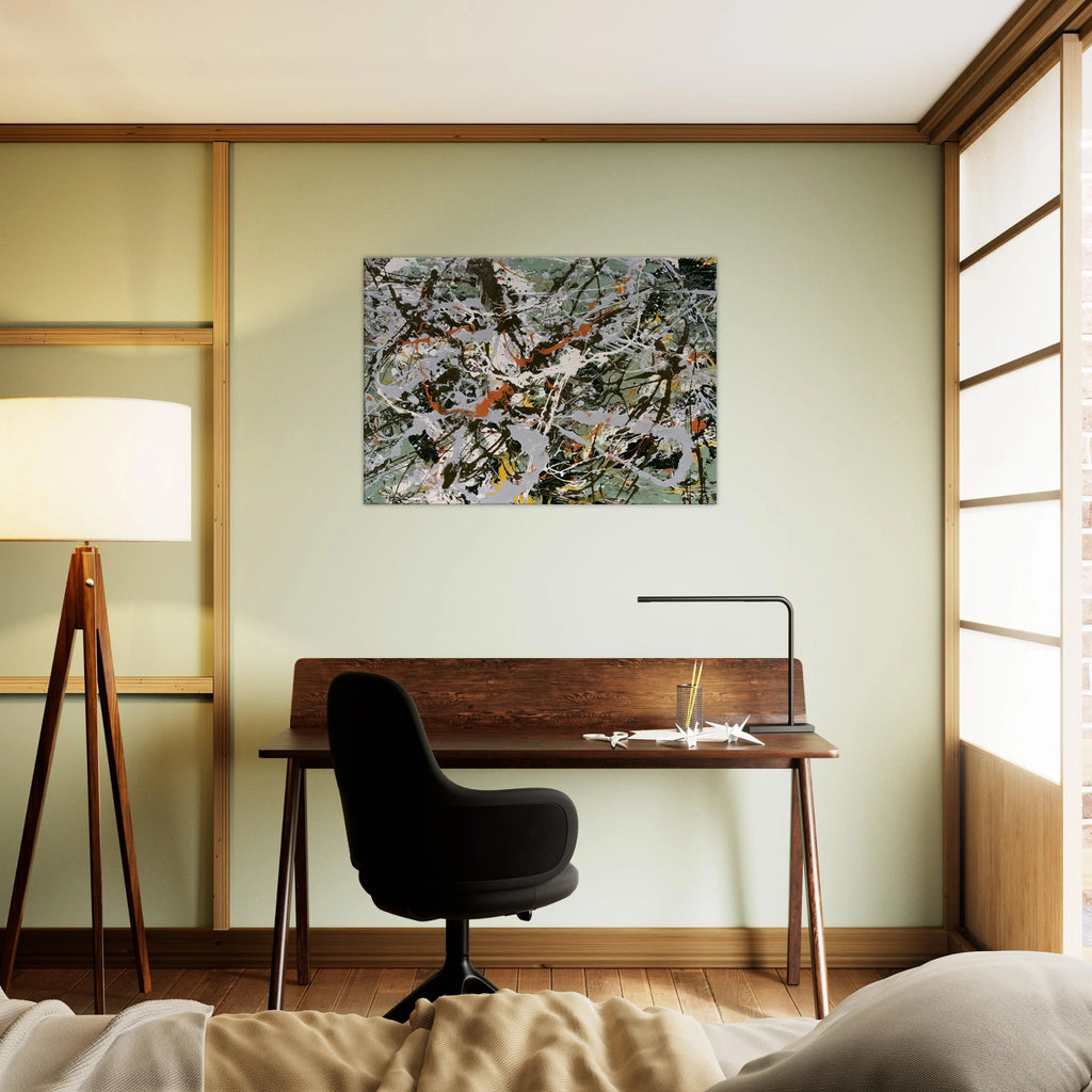 UNTITLED GREEN SILVER 1949 Canvas | Jackson Pollock Canvas | Jackson Pollock Store