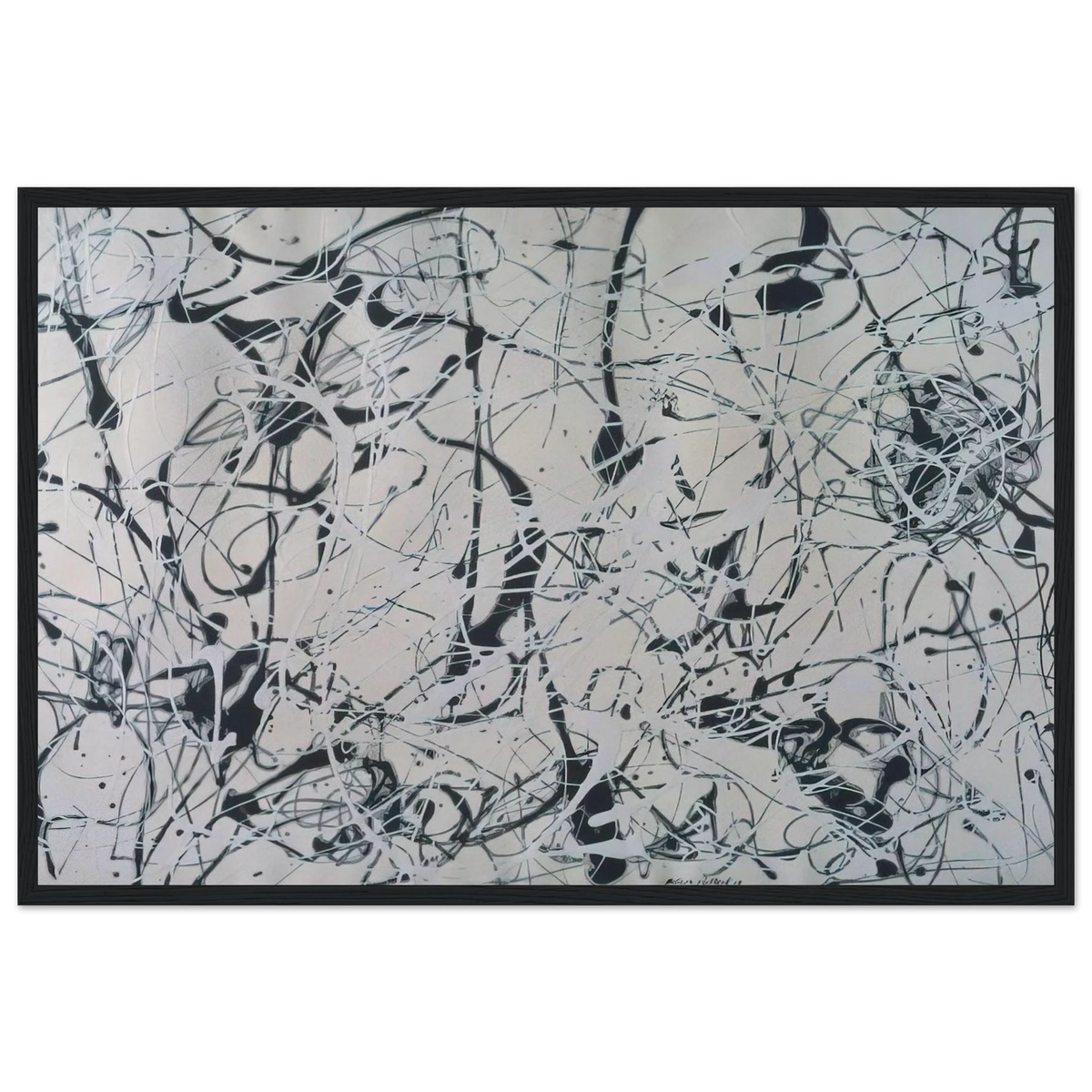 NUMBER 23 Framed Poster | Jackson Pollock Framed Prints Wall Art | Jackson Pollock Store