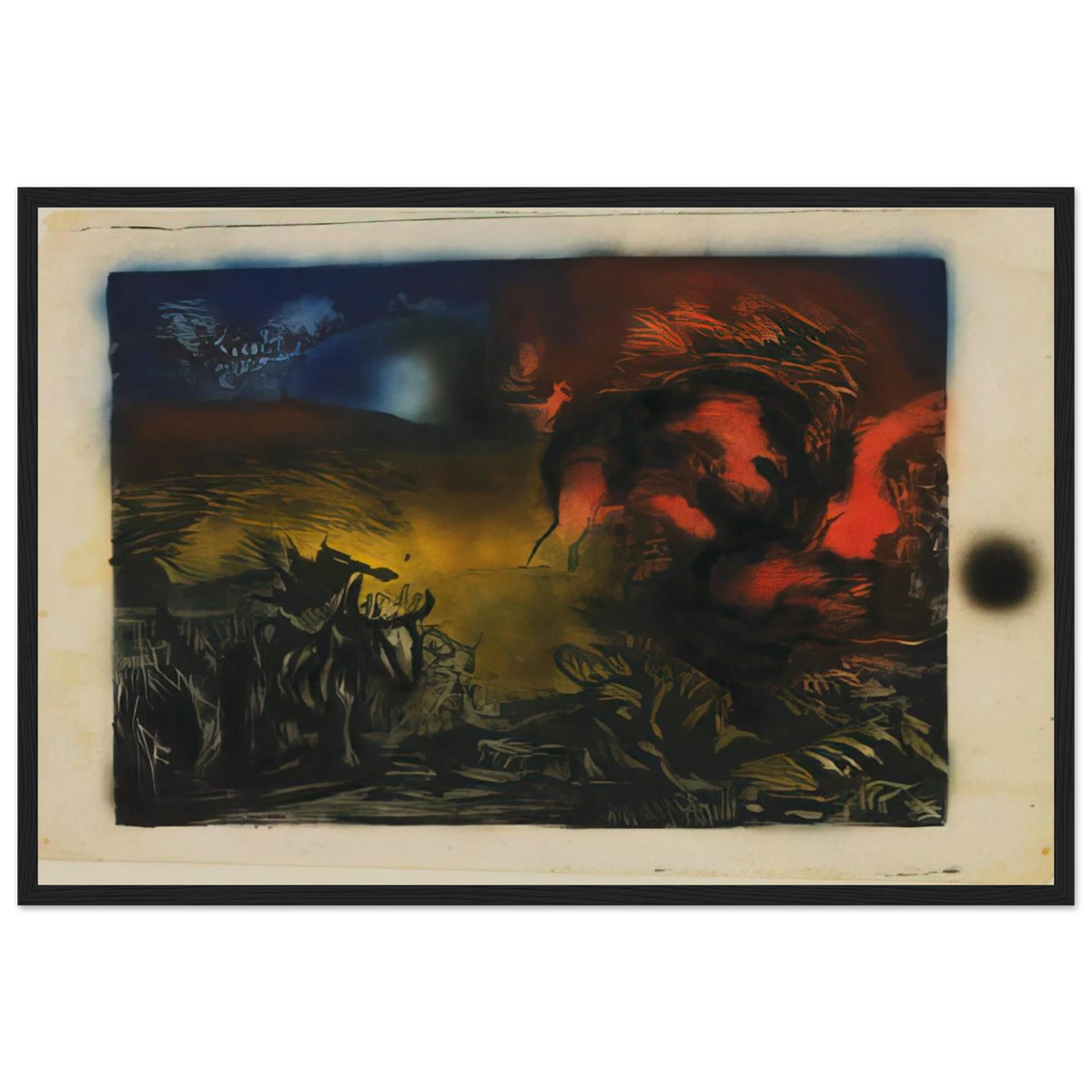 LANDSCAPE WITH STEER 1937 Framed Poster | Jackson Pollock Framed Prints Wall Art | Jackson Pollock Store