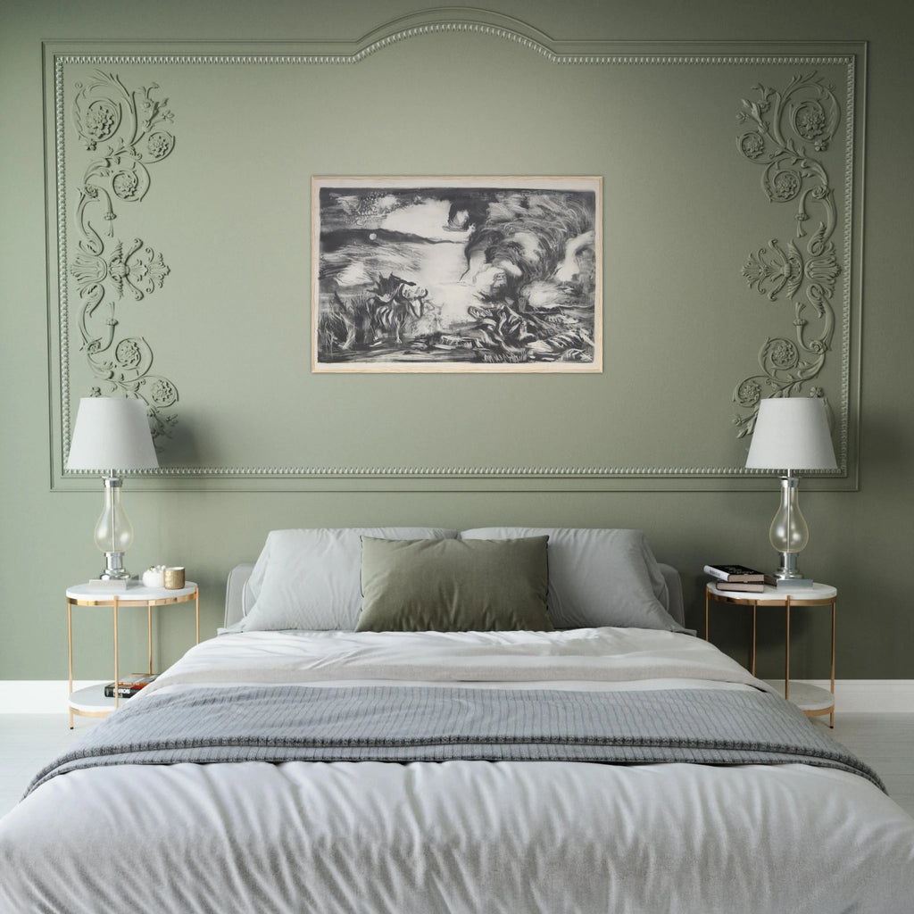 LANDSCAPE WITH STEER 1937 1 Framed Poster | Jackson Pollock Framed Prints Wall Art | Jackson Pollock Store