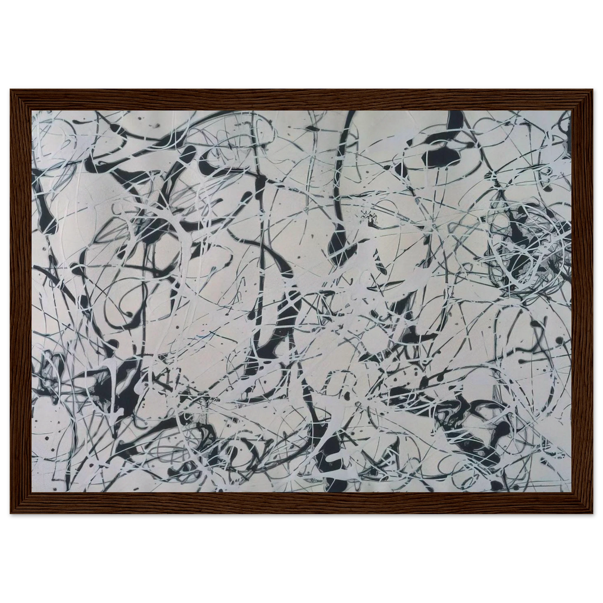 NUMBER 23 Framed Poster | Jackson Pollock Framed Prints Wall Art | Jackson Pollock Store