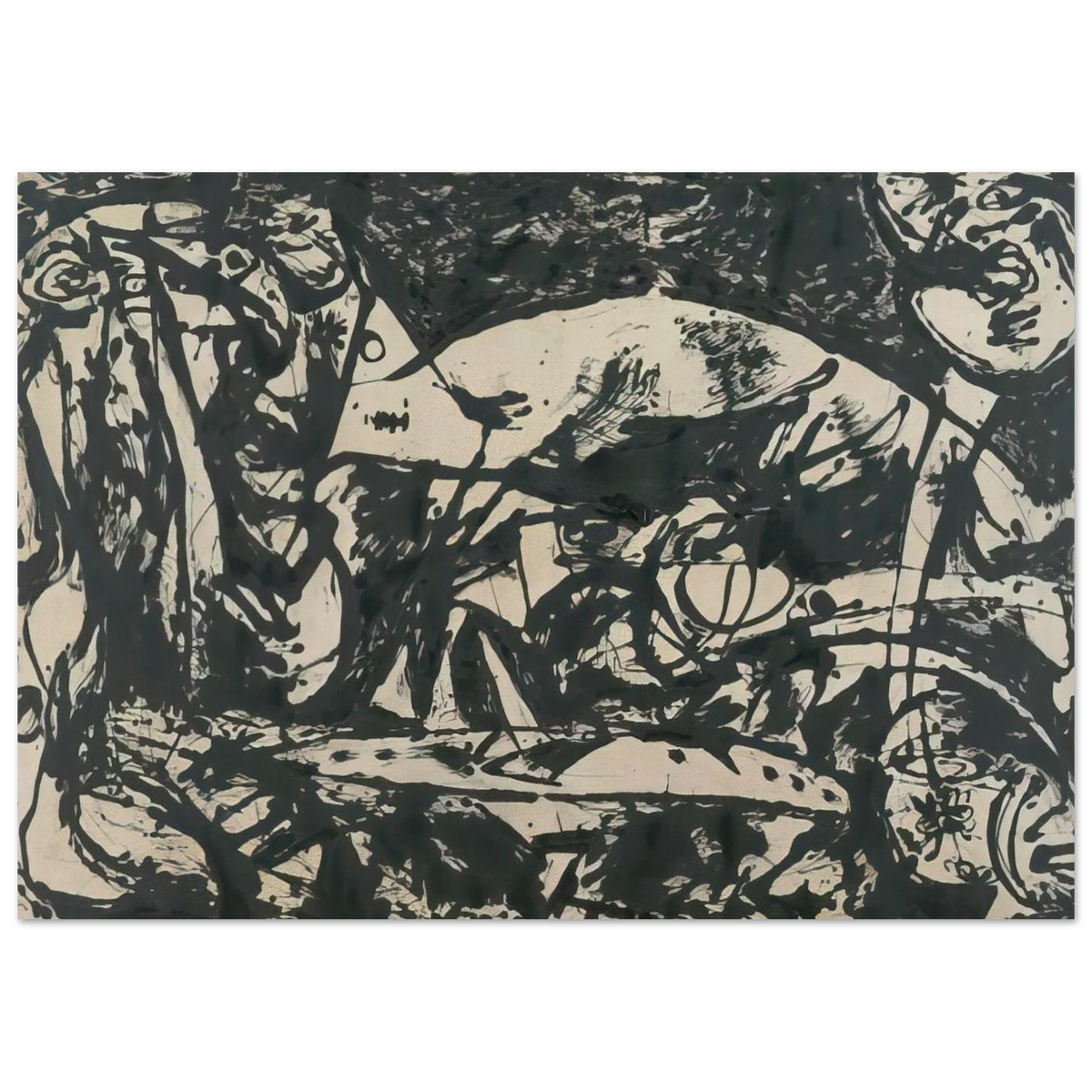 NUMBER 14 Poster | Jackson Pollock Poster | Jackson Pollock Store
