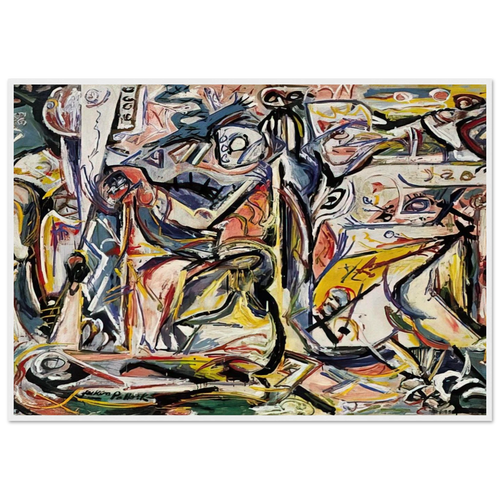 CIRCUMCISION JANUARY 1946 1 Framed Poster | Jackson Pollock Framed Prints Wall Art | Jackson Pollock Store