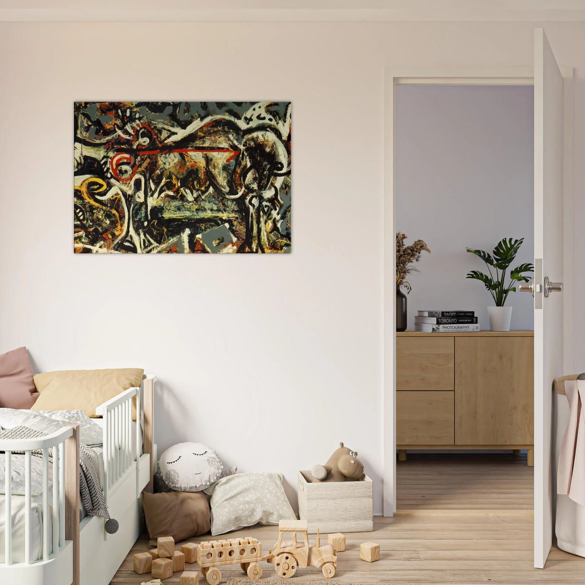 THE SHE WOLF Canvas | Jackson Pollock Canvas | Jackson Pollock Store
