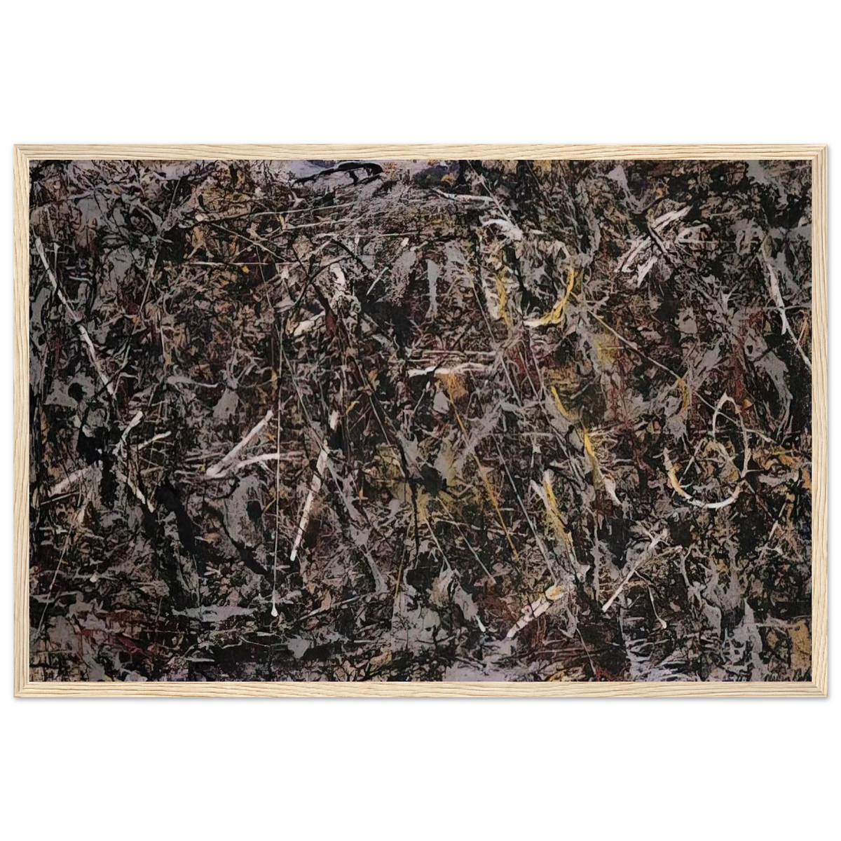 ALCHEMY 1947 Framed Poster | Jackson Pollock Framed Prints Wall Art | Jackson Pollock Store