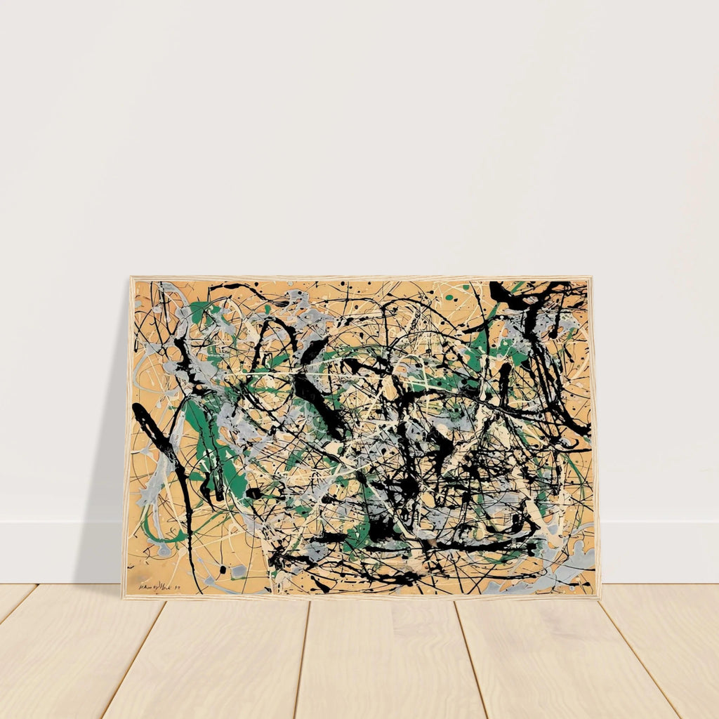 NUMBER 17 1949 Framed Poster | Jackson Pollock Framed Prints Wall Art | Jackson Pollock Store