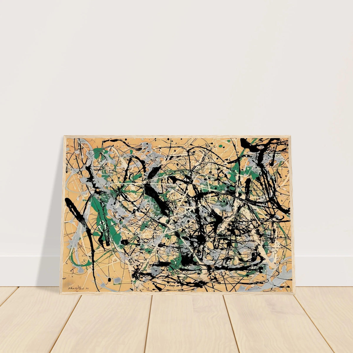 NUMBER 17 1949 Framed Poster | Jackson Pollock Framed Prints Wall Art | Jackson Pollock Store