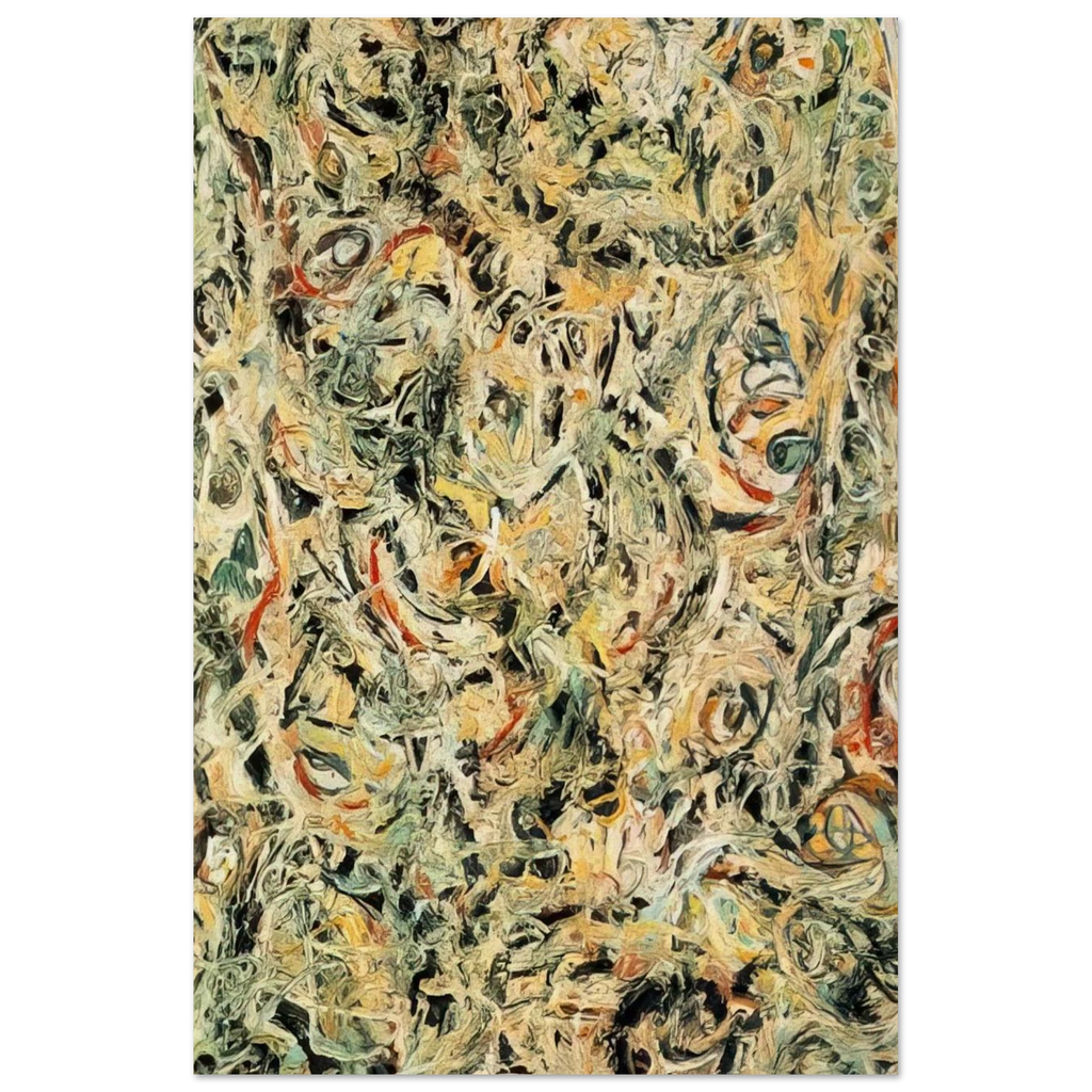 EYES IN THE HEAT 1946 Poster | Jackson Pollock Poster | Jackson Pollock Store