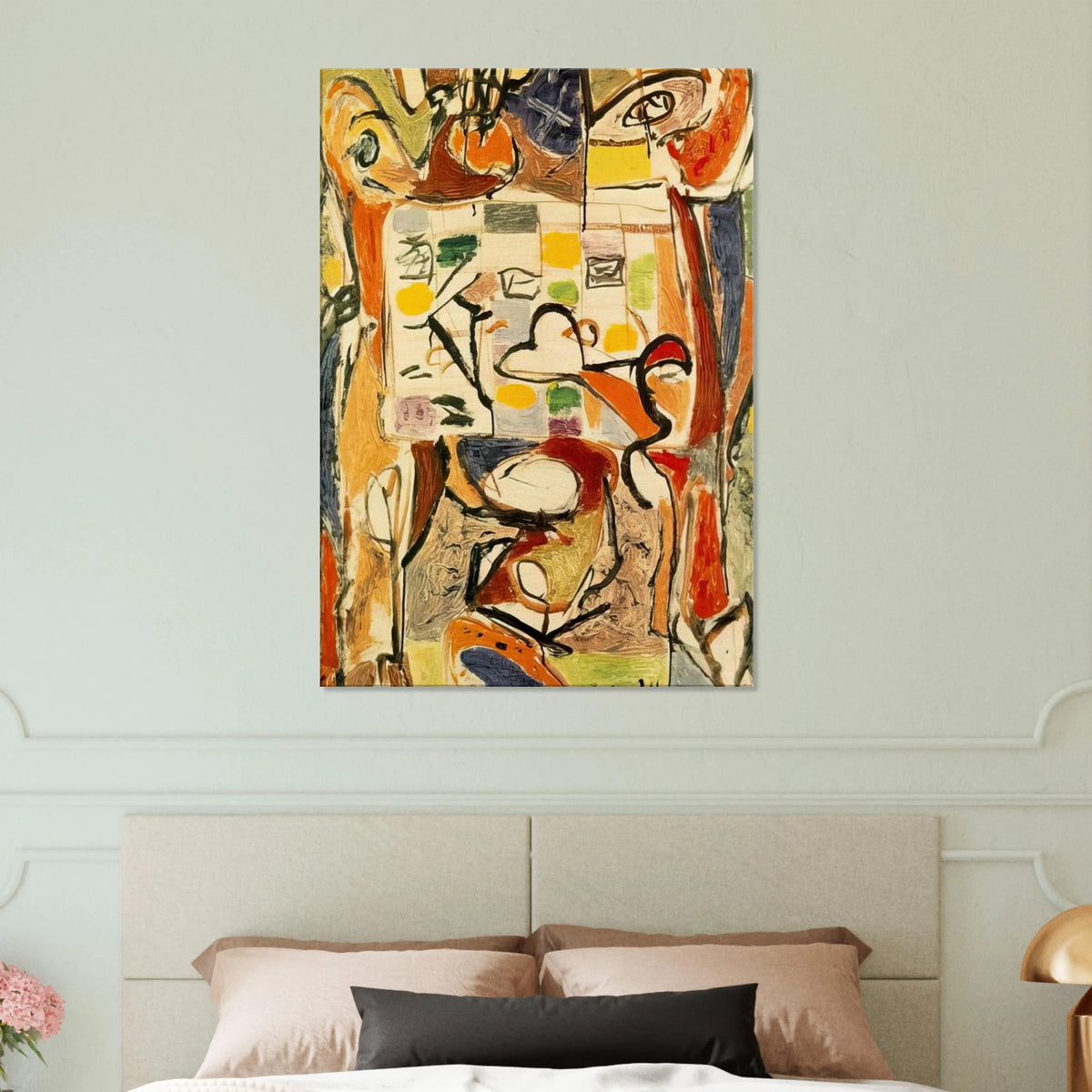 THE TEA CUP Canvas | Jackson Pollock Canvas | Jackson Pollock Store