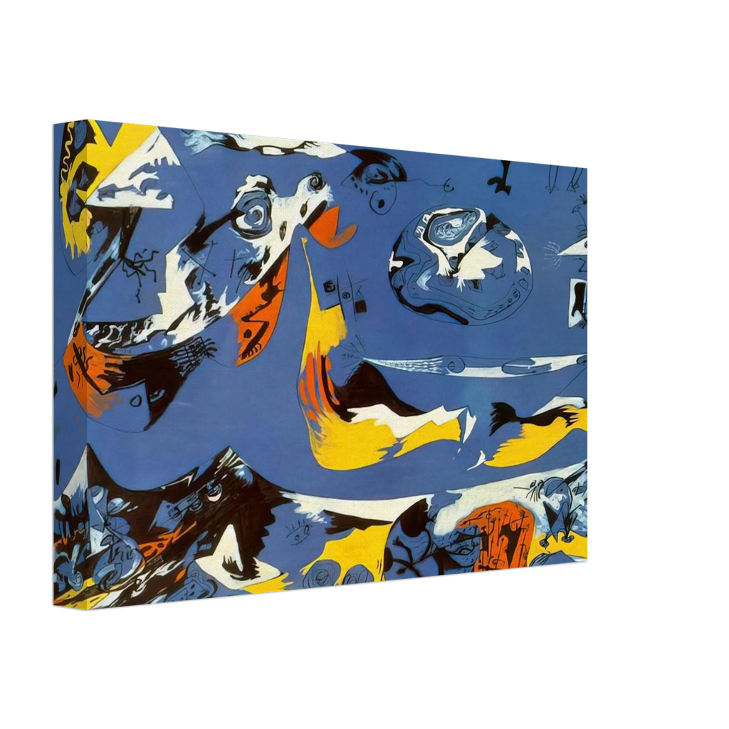 BLUE MOBY DICK Canvas | Jackson Pollock Canvas | Jackson Pollock Store