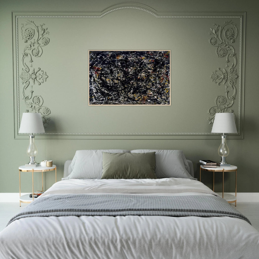 NUMBER 6 1949 Framed Poster | Jackson Pollock Framed Prints Wall Art | Jackson Pollock Store