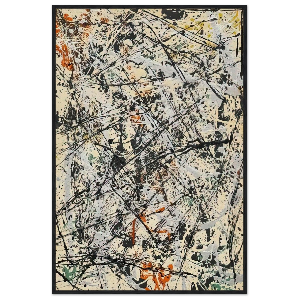 NUMBER 32 1947 Framed Poster | Jackson Pollock Framed Prints Wall Art | Jackson Pollock Store