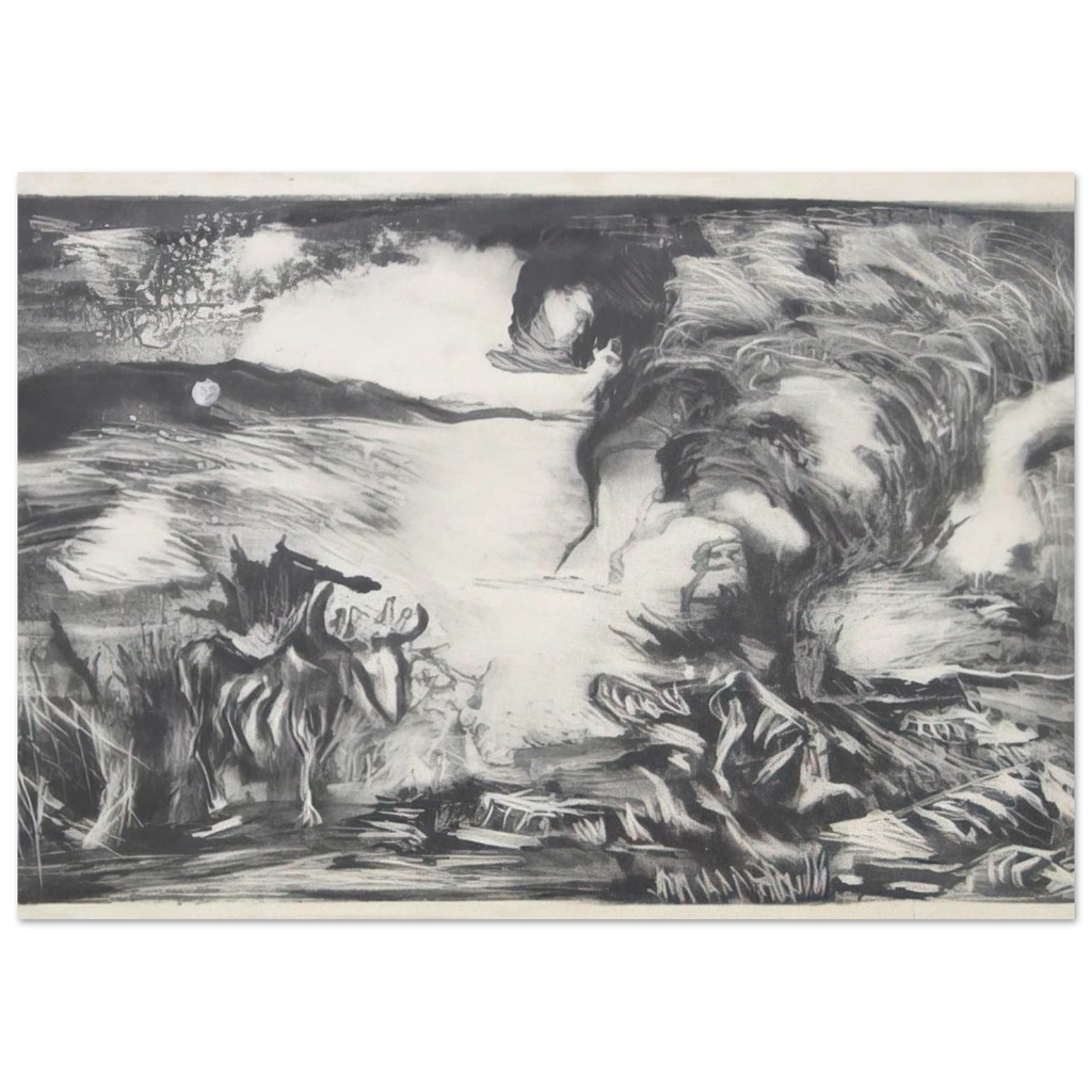 LANDSCAPE WITH STEER 1937 1 Poster | Jackson Pollock Poster | Jackson Pollock Store