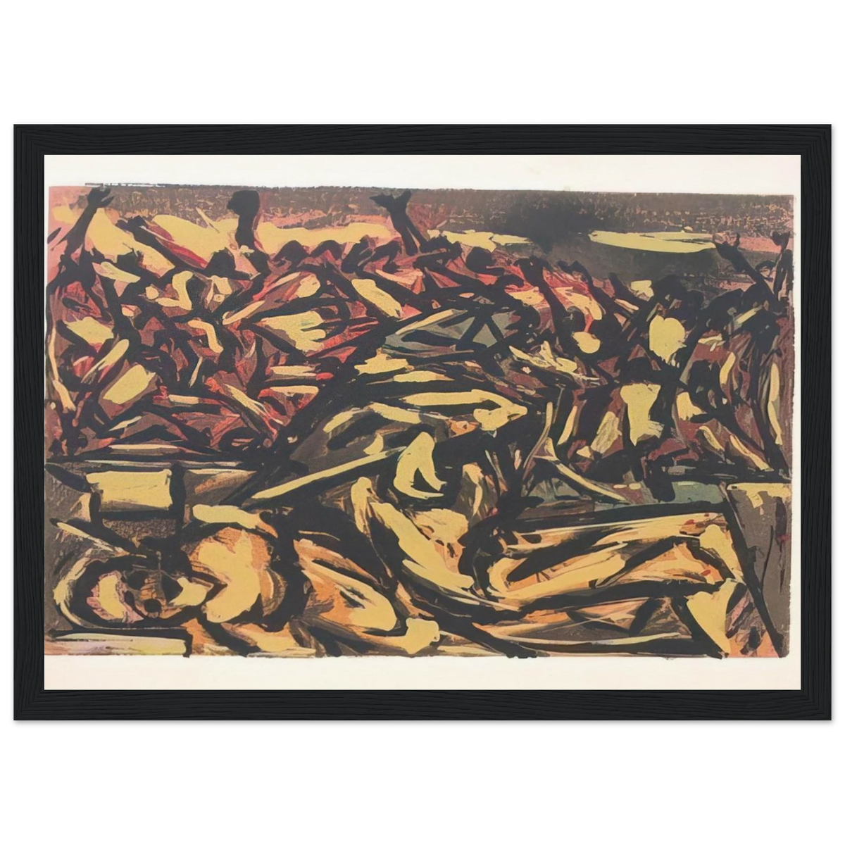 UNTITLED 1941 1 Framed Poster | Jackson Pollock Framed Prints Wall Art | Jackson Pollock Store