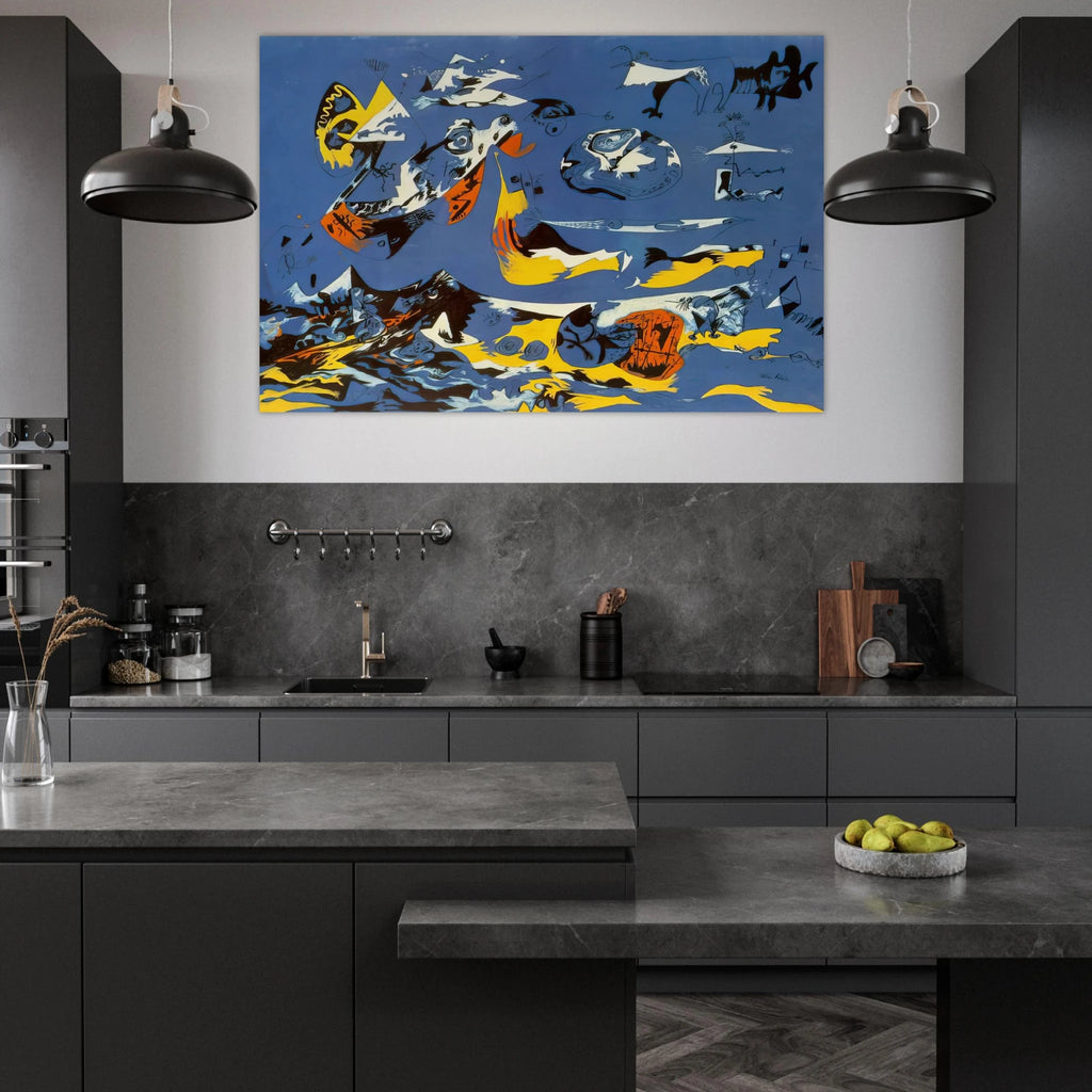 BLUE MOBY DICK Poster | Jackson Pollock Poster | Jackson Pollock Store