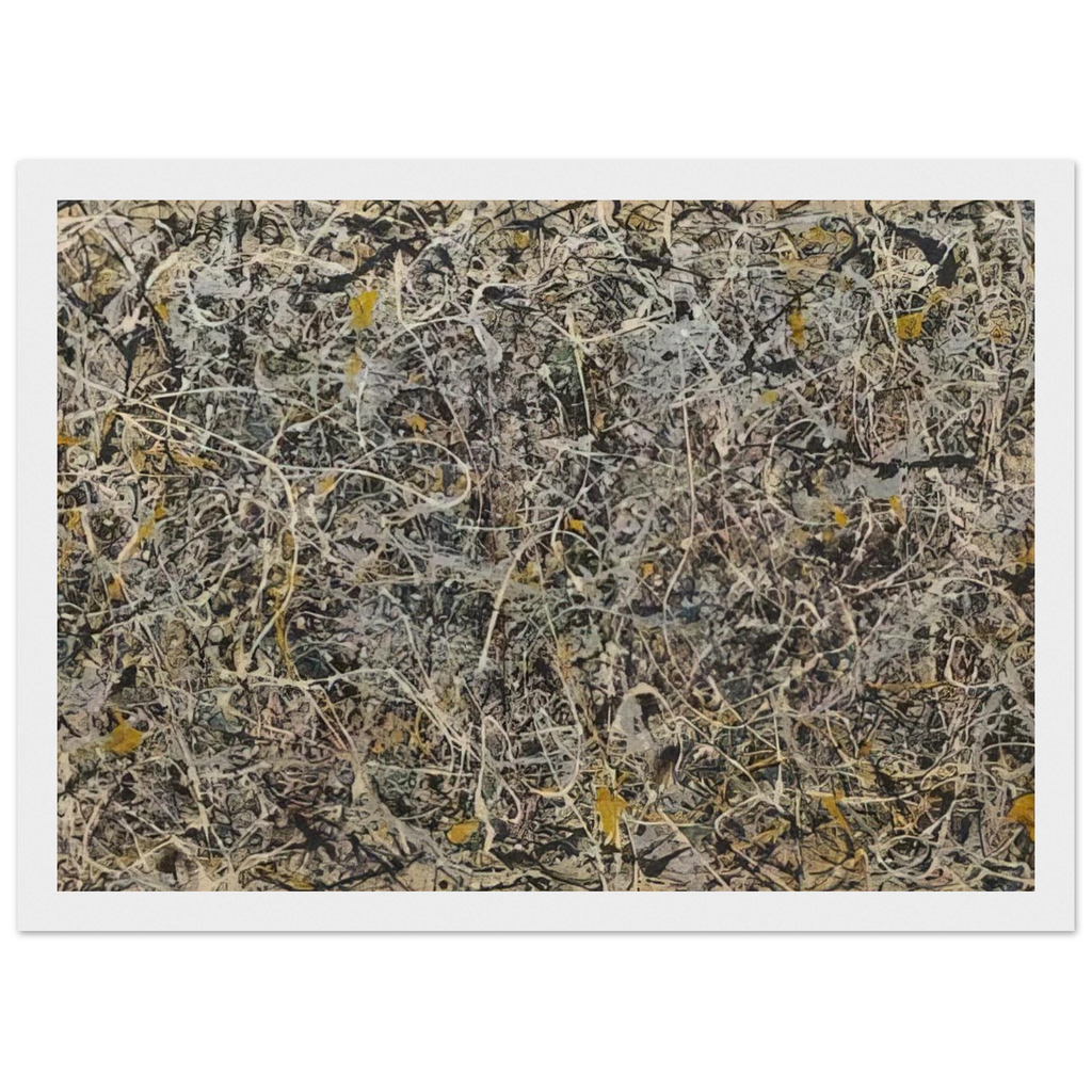 NUMBER 1 Framed Poster | Jackson Pollock Framed Prints Wall Art | Jackson Pollock Store