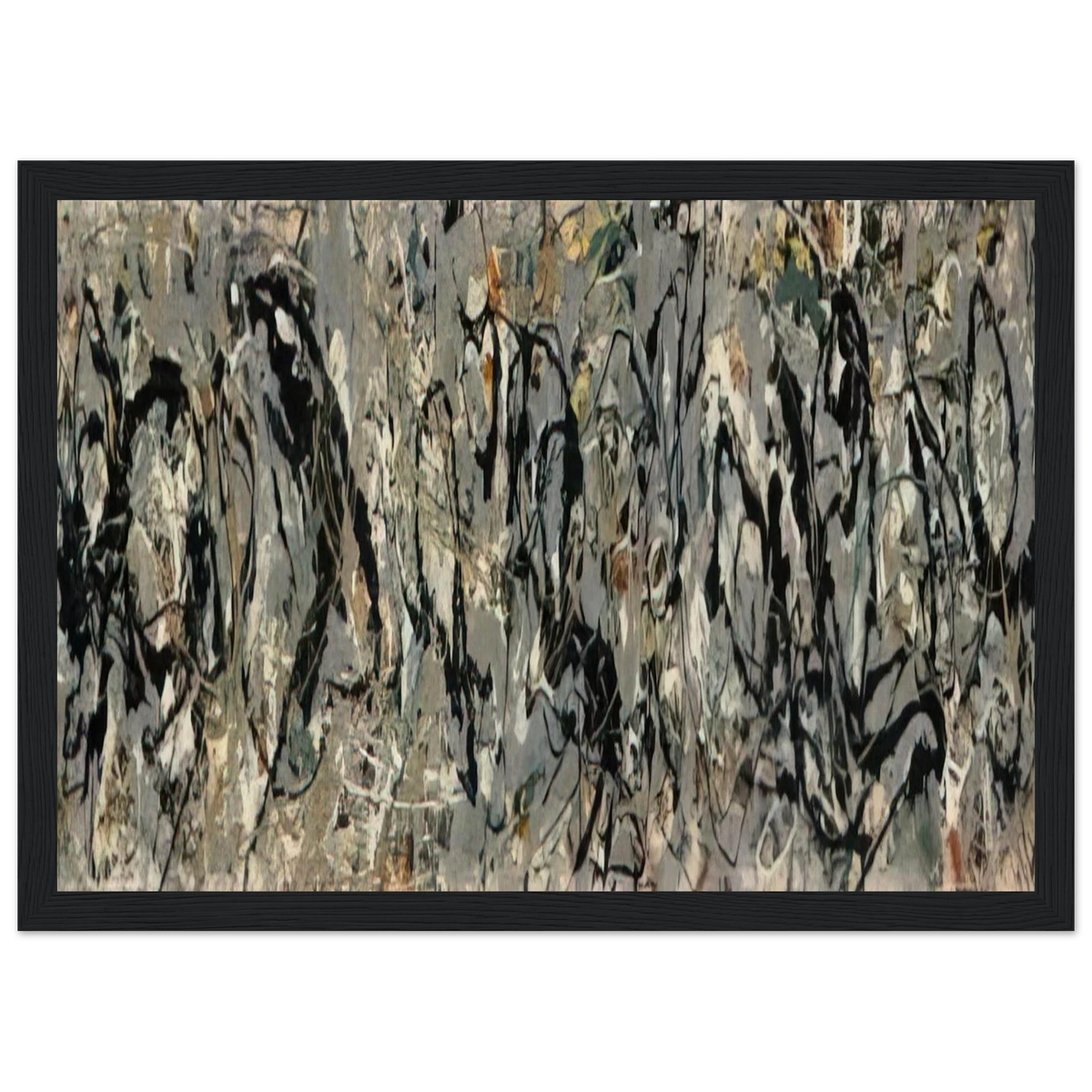 NUMBER 10 1949 Framed Poster | Jackson Pollock Framed Prints Wall Art | Jackson Pollock Store