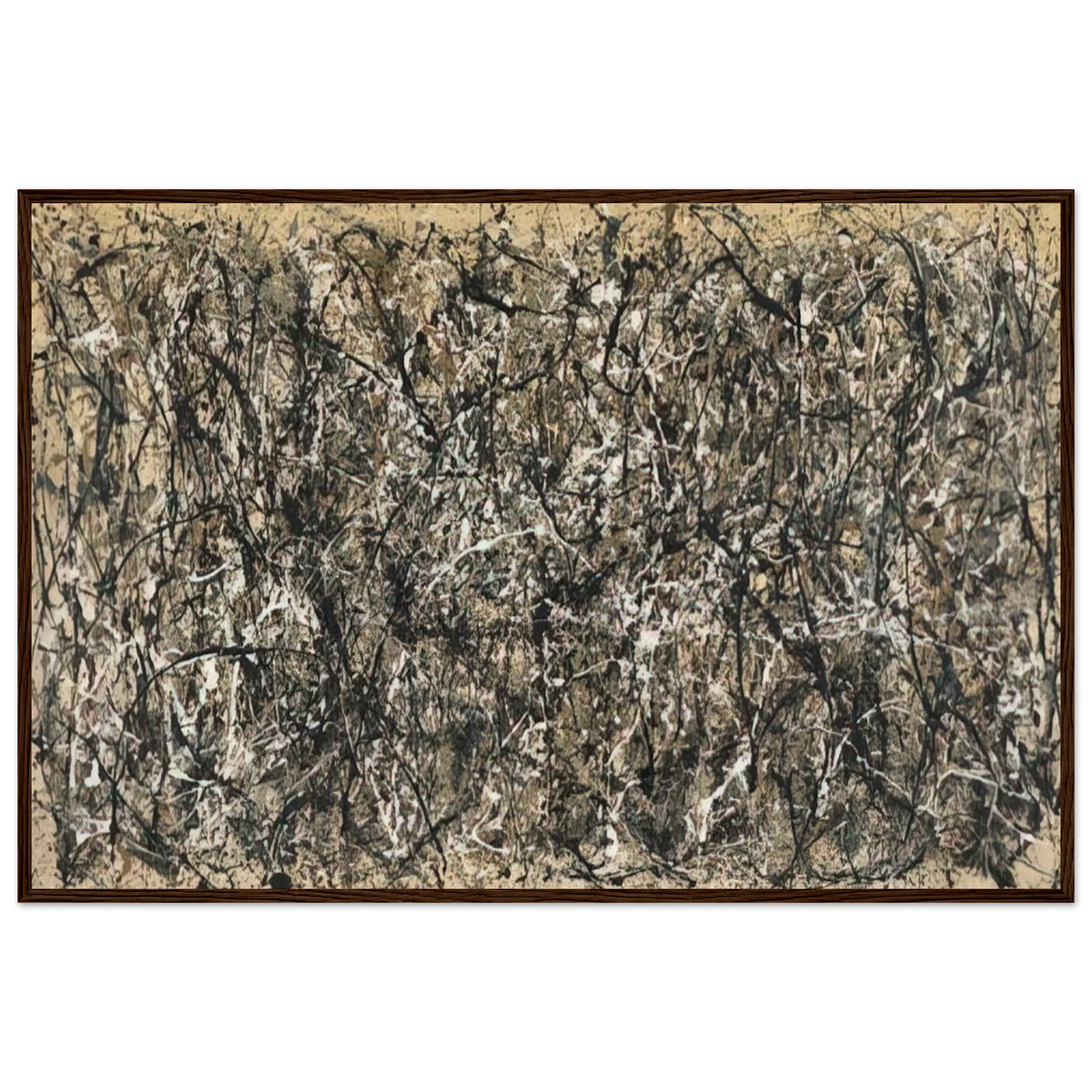 ONE NUMBER 31 1950 Framed Poster | Jackson Pollock Framed Prints Wall Art | Jackson Pollock Store