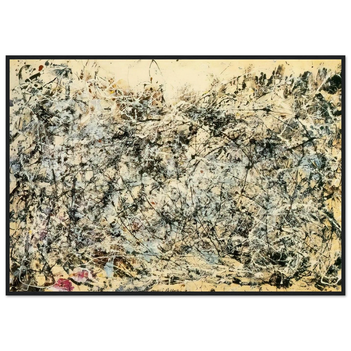 NO 1 1948 Framed Poster | Jackson Pollock Framed Prints Wall Art | Jackson Pollock Store