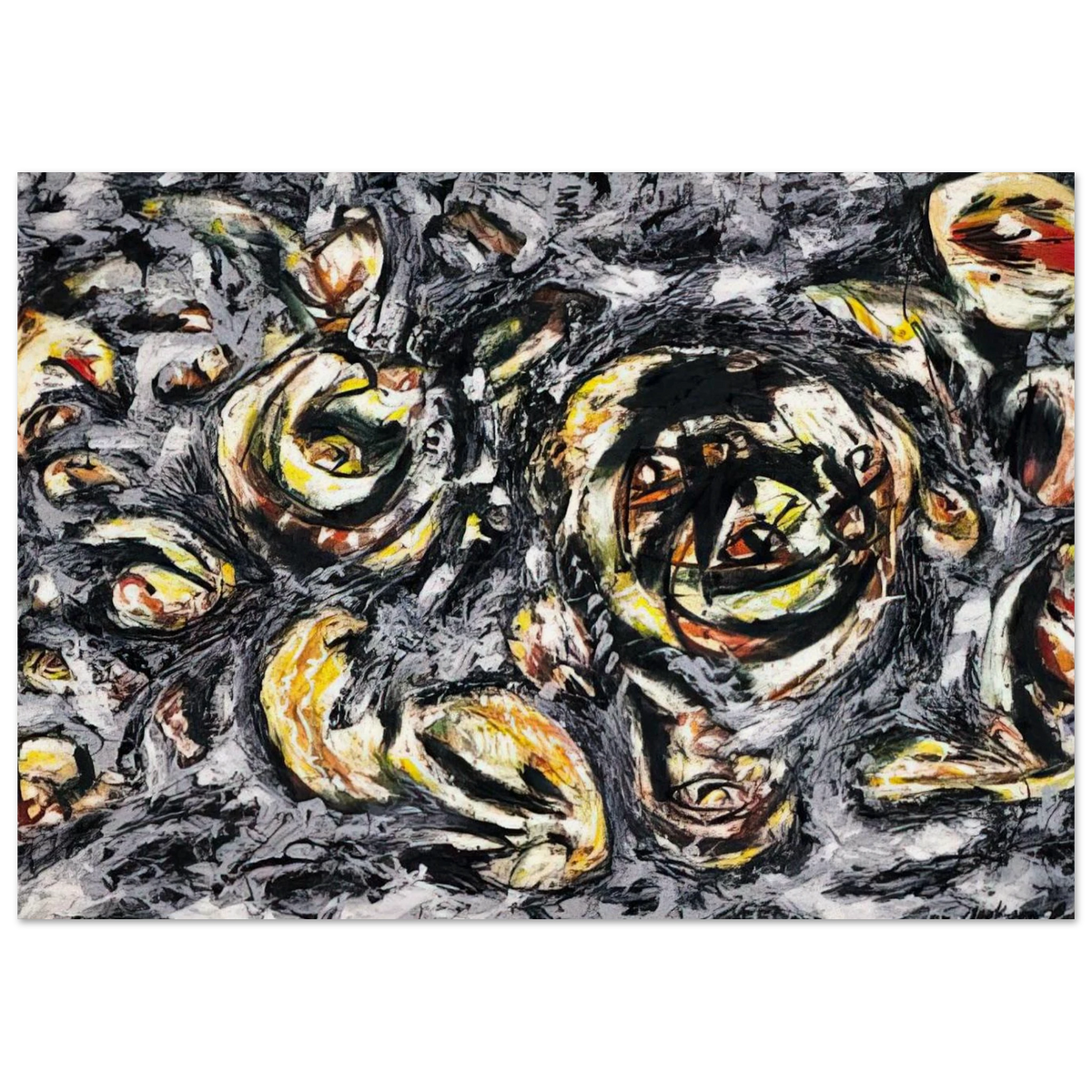 OCEAN GREYNESS 1953 Poster | Jackson Pollock Poster | Jackson Pollock Store