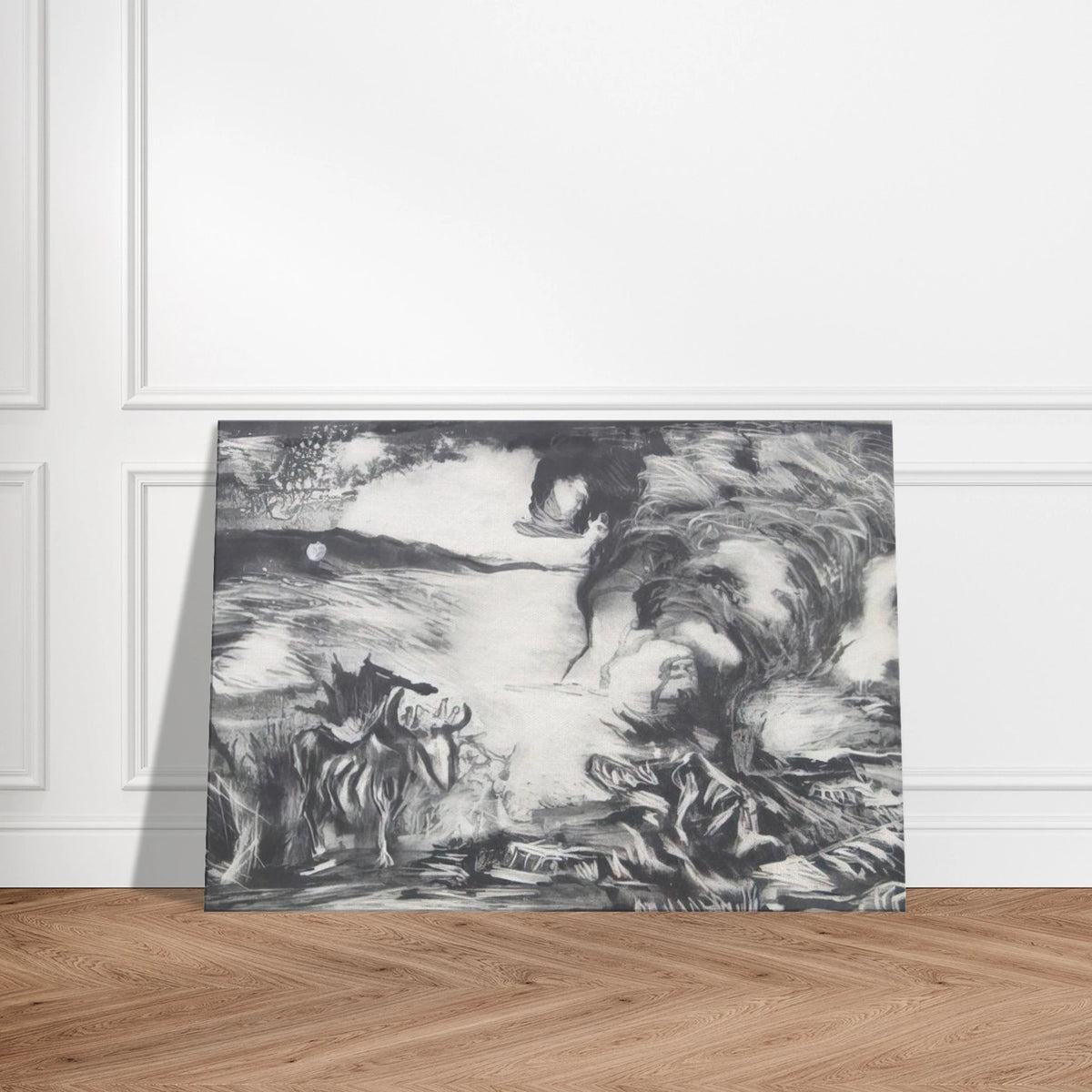 LANDSCAPE WITH STEER 1937 1 Canvas | Jackson Pollock Canvas | Jackson Pollock Store